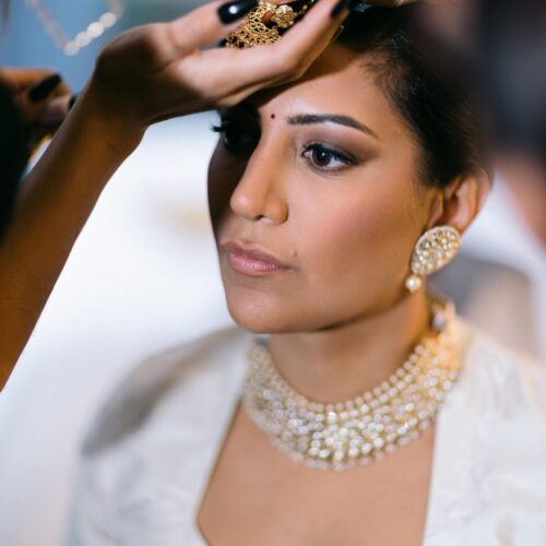 Indian bridal hair styling in Chicago