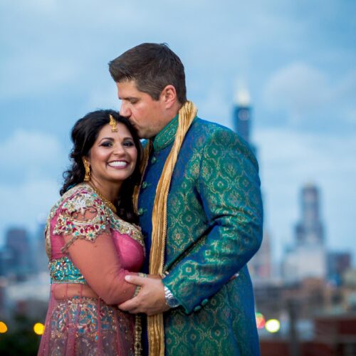 Chicago Indian wedding hair and makeup