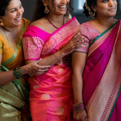 Traditional Indian wedding bridal look